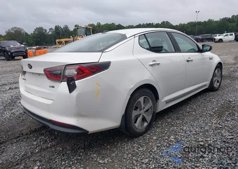 2016 Kia Optima Hybrid z USA, uszkodzony, nr VIN KNAGM4AD5G5095452